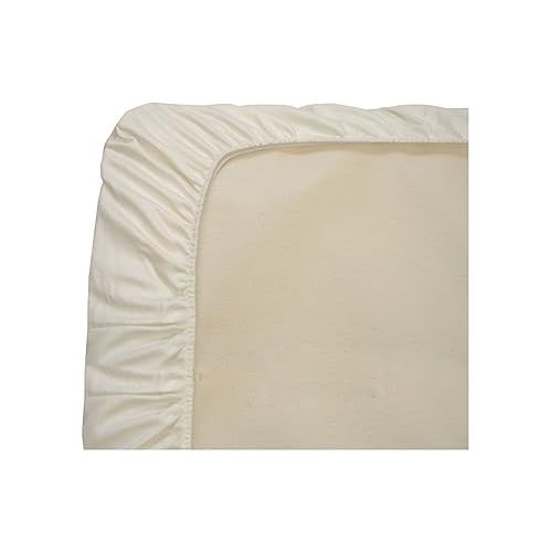  Naturepedic Organic Waterproof Crib Mattress Pad, Skin Friendly, Breathable & Absorbent Crib Mattress Protector - Removable Protector Pad for Baby and Toddler Beds - Fitted for Standard Baby Crib Size