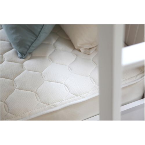  Naturepedic Organic Cotton Quilted Deluxe Mattress-Twin |100% Organic Certified - Safe & Healthy - Perfect for Growing Kids