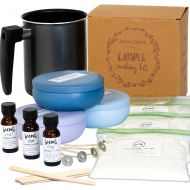 [아마존핫딜][아마존 핫딜] Nature's Blossom Natures Blossom Candle Making Supplies Kit - Easily Create 3 Large Scented Candles. Beginners DIY Starter Set with Soy Wax, 3 Candles Scents, Wax Melting Pot, Wicks, Tin Jars, Cand