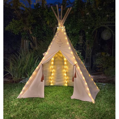  [아마존베스트]Nature's Natures Blossom Fairy Lights for Kids Teepee Tents, Battery Operated. Set of 5 LED Strings. Universal Design Fits Most Kids Indoor Tipi Playhouses. Teepee Tent is Not Included with