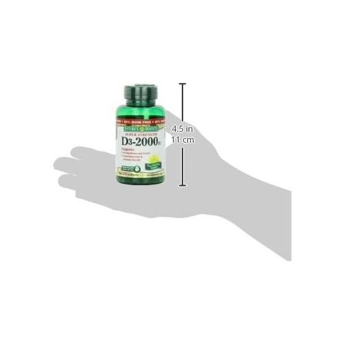  [무료배송]Nature's Bounty Vitamin D by Nature’s Bounty for immune support. Vitamin D provides immune support and promotes healthy bones. 2000IU, 240 Softgels