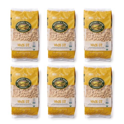  Natures Path Nature’s Path Whole O’s Cereal, Healthy, Organic, Gluten-Free, Low-Sugar, 26.4 Ounce Bag (Pack of 6)