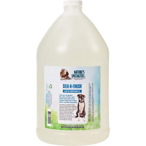  Natures Specialties Mfg Natures Specialties Silk N Finish Leave in Pet Conditioner Spray, 16-Ounce