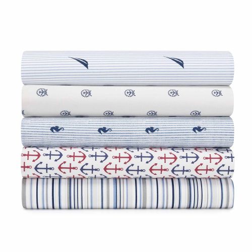  Nautica Sheet Set, Queen, Anchor