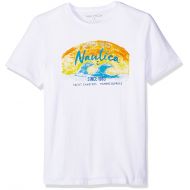 Nautica Mens Short Sleeve Signature Graphic Crewneck T-Shirt