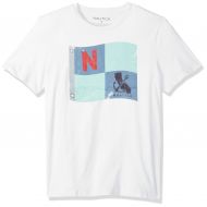 Nautica Mens Short Sleeve Signature Graphic Crewneck T-Shirt