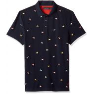 Nautica Short Sleeve Slim Fit Fashion Print Polo Shirt