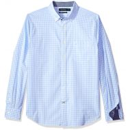 Nautica Mens Classic Fit Stretch Gingham Long Sleeve Button Down Shirt