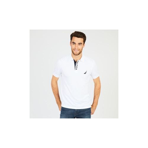  Nautica Mens Classic Fit Short Sleeve Solid Moisture Wicking Polo Shirt