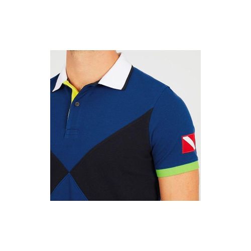  Nautica Mens Short Sleeve Slim Fit Fashion Print Polo Shirt