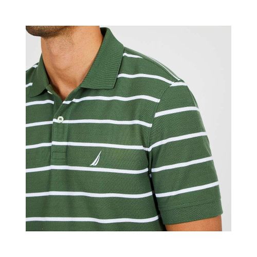  Nautica Classic Short Sleeve Stripe Polo Shirt