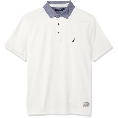  Nautica Classic Fit Cotton Jersey Solid Polo Shirt