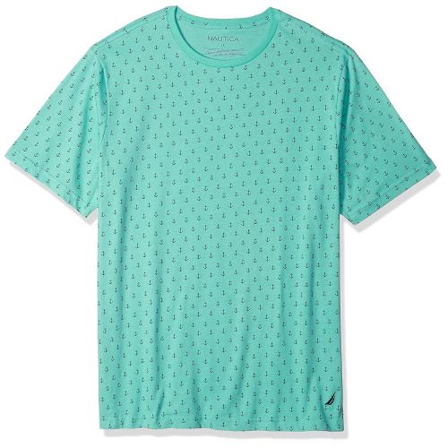  Nautica Mens Big and Tall Short Sleeve Crew Neck Cotton Tshirt