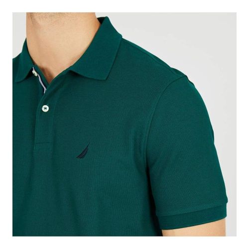  Nautica Mens Classic Short Sleeve Solid Polo Shirt