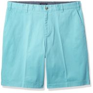Nautica Big and Tall Classic Fit Flat Front Stretch Solid Chino Deck Short