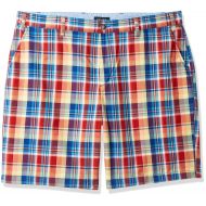 Nautica Mens Big and Tall Classic Fit Flat Front Stretch Chino Deck Short