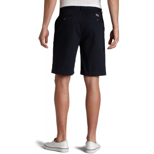  Nautica Mens Cotton Twill Flat Front Chino Short