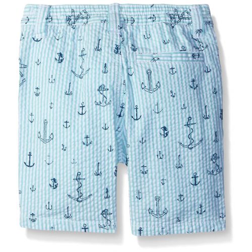  Nautica Baby Boys 2 Piece Solid Polo and Printed Short Set