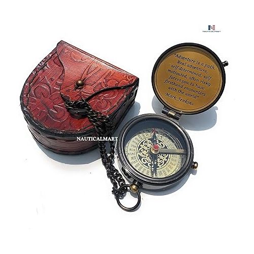  Eagle Compass Engraved Vintage Ship Functional Gift Compass Baptism