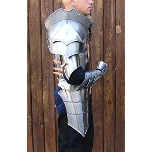  [아마존베스트]NauticalMart NAUTICALMART Medieval Knight Reenactment Steel Armour Breastplate with Arm Set