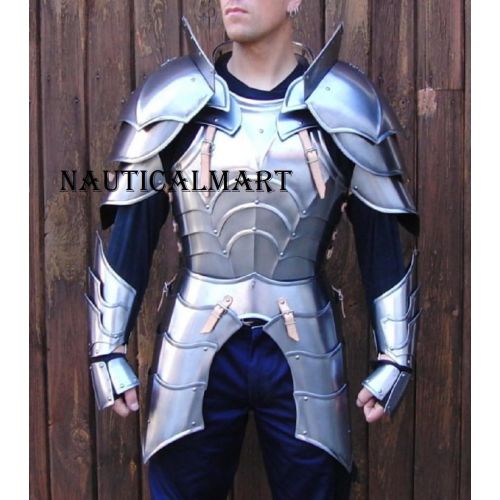  [아마존베스트]NauticalMart NAUTICALMART Medieval Knight Reenactment Steel Armour Breastplate with Arm Set