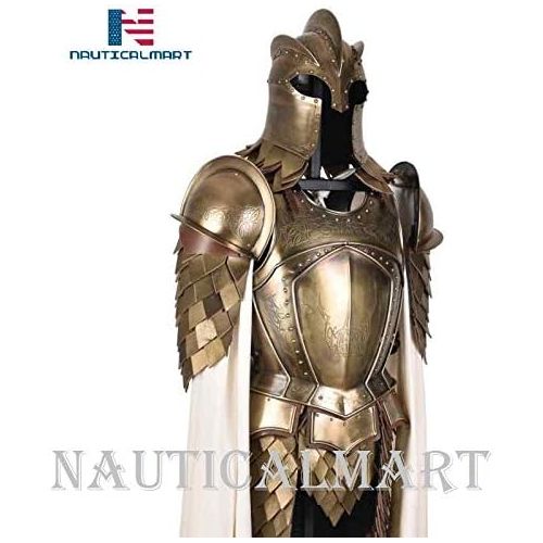  [아마존베스트]NauticalMart NAUTICALMART Medieval Kingsguard Armour Set with Display Stand Halloween Suit Armor