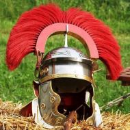 [아마존베스트]NauticalMart NAUTICALMART Roman Imperial Centurion Helmet with Red Plume