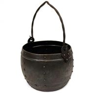 NauticalMart Medieval Witches Brew Black Cauldron Renaissance Fair Replica Camping Pot