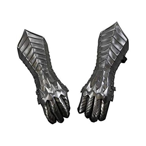  NAUTICALMART Medieval Nazgul Fantasy Gauntlets SCA Armor Gauntlets Gloves