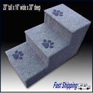 Navarce Dog steps, Pet steps, Doggy stairs with paw prints.