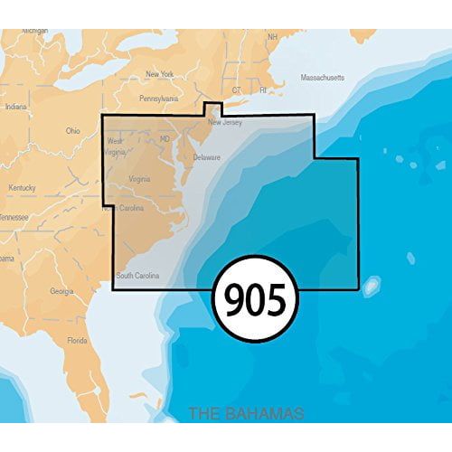  Navionics Platinum+ SD 905 US Mid Atlantic&Canyons