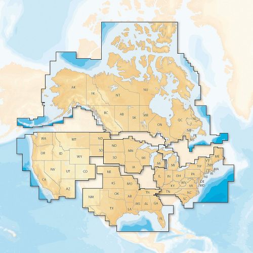  Navionics Plus Regions North Lake Charts on SD/MSD