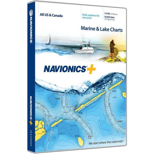  Navionics Garmin MSD/NAV+NI Plus - United States and Canada , Black