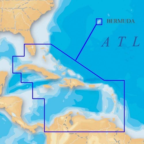  Navionics Platinum+ SD 908 Caribbean+Bermuda Nautical Chart on SD/Micro-SD Card - MSD/908P-2