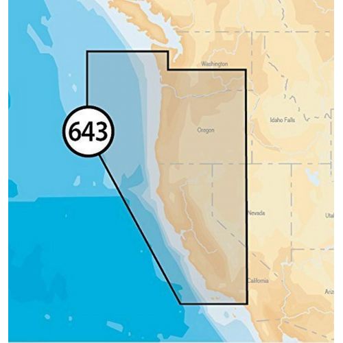  [아마존베스트]Navionics Platinum Plus 643P+ California and Oregon Marine Charts on SD/MSD