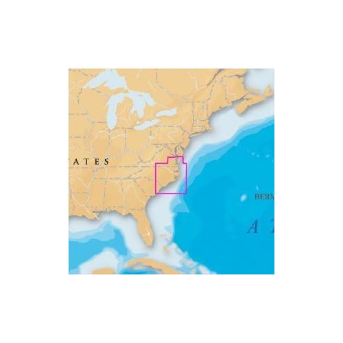  Navionics Platinum Plus 645P+ North Carolina Marine Charts on SD/MSD, Beige