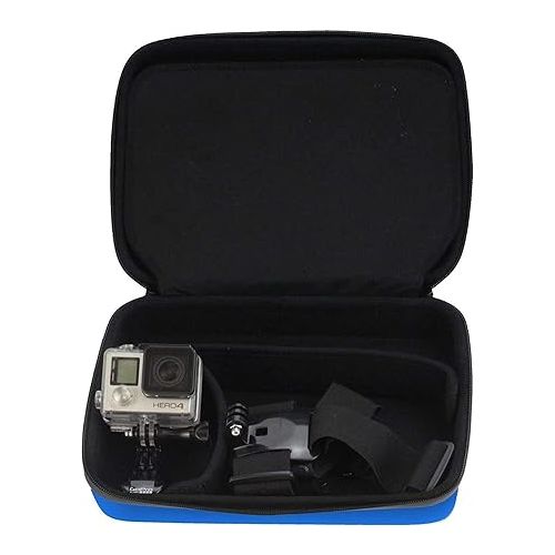  Blue Heavy Duty Robust Action Camera Hard Case - Compatible with The Sainlogic Action Camera