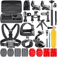 18-in-1 Action Camera Accessories Combo Kit with EVA Case - Compatible with The Sainlogic Action Camera
