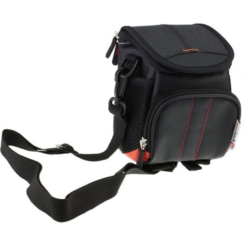  Navitech Black Digital Camera Case Bag Compatible with The Panasonic Lumix DC-TZ200