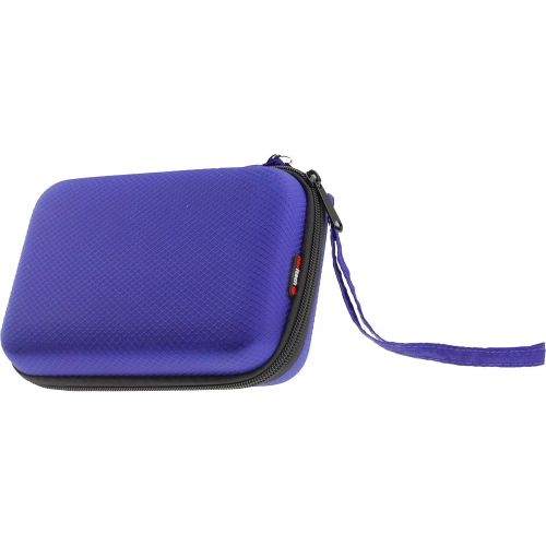  Navitech Blue Pocket/Portable/Mobile Printer Carrying Case Compatible with The Polaroid Mint Pocket Printer (Mesh Pocket Compatible with The Cable and Printing Paper)