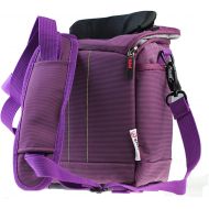 Navitech Purple Instant Camera Carrying Case and Travel Bag Compatible with The Fujifilm instax Wide 300 Instant Camera (with Compartment Compatible with The Shots of Film)