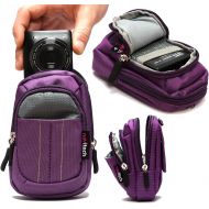 Navitech Purple Digital Camera Case Compatible with Zink Polaroid Mint Instant Print Digital Camera