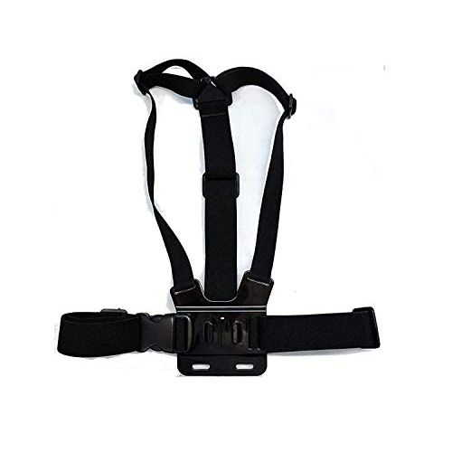  Navitech Adjustable Elastic Body Chest Strap Mount Belt Harness Compatible with The GOPRO Hero 7 White