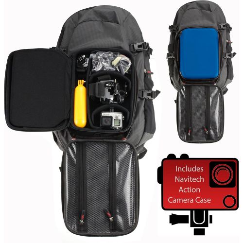  Navitech Action Cam Backpack Case Compatible with The?GoPro Hero 7