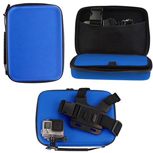  Navitech Blue Heavy Duty Rugged Action Camera Hard Case/Cover Suitable Compatible with The?GoPro Hero 7