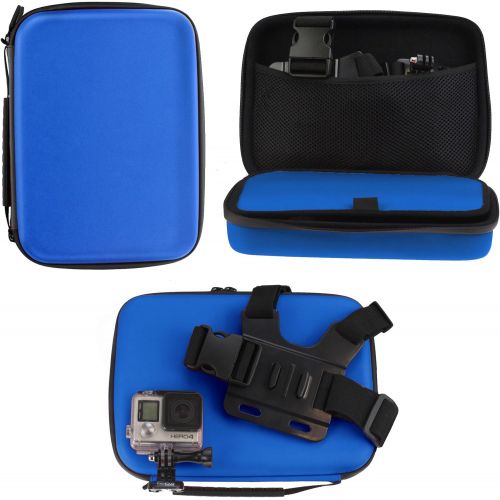  Navitech Blue Heavy Duty Rugged Action Camera Hard Case/Cover Suitable Compatible with The?GoPro Hero 7