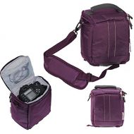 Navitech Purple DSLR SLR Camera Bag Compatible with Canon?EOS R6 Camera