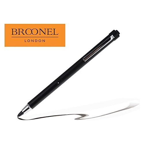  Navitech Broonel Midnight Black Rechargeable Fine Point Digital Stylus For The Samsung Galaxy Tab A SM-T580NZKAXAR 10.1-Inch Tablet