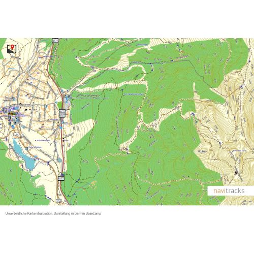  Navitracks Ecuador TOPO Garmin Karte 4 GB microSD. Topografische GPS Freizeitkarte fuer Fahrrad Wandern Touren Trekking Geocaching & Outdoor. Navigationsgerate, PC & MAC