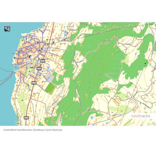 Navitracks Deutschland Garmin Karte Topo auf 8 GB microSD. Topografische GPS Freizeitkarte fuer Fahrrad Wandern Touren Trekking Geocaching und Outdoor. Garmin Camper Colorado dezl Cam Edge Dak
